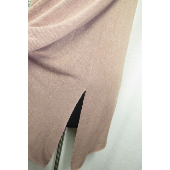 Torrid Tan Lightweight Knit Long Sleeve Sharkbite Turtleneck Tunic Top Plus 2X - Picture 10 of 15